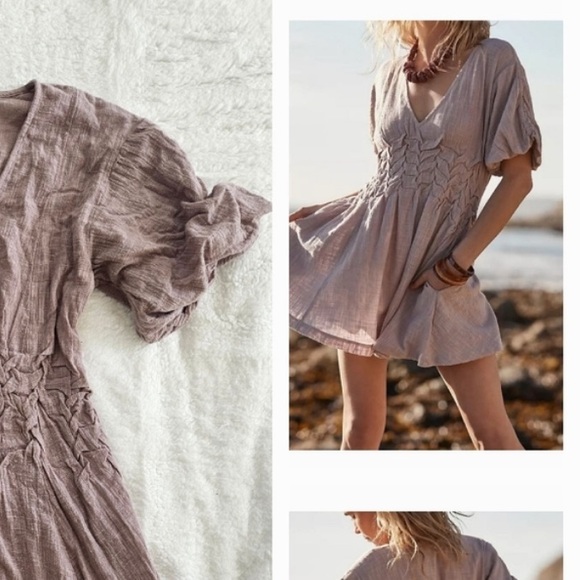 Free People One of A Kind Mini Mauve - Picture 2 of 11